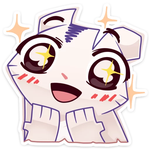 Стикер из набора Бумажный тигр Руммка :: @stickroom для Телеграм: Статические 😍