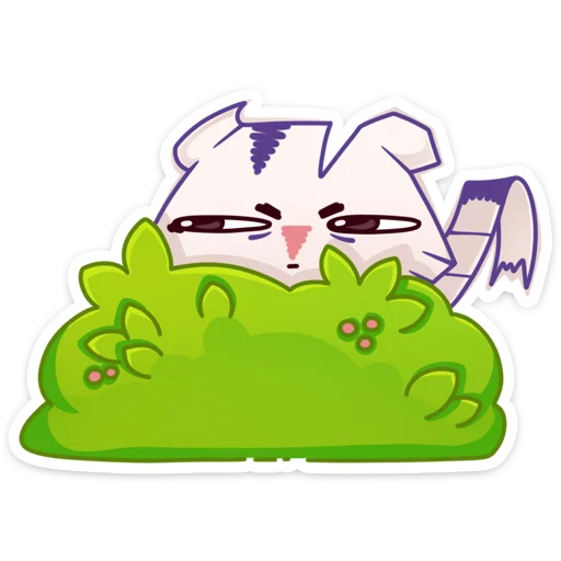 Стикер из набора Бумажный тигр Руммка :: @stickroom для Телеграм: Статические 😑