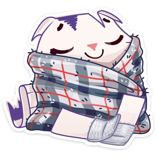 Стикер из набора Бумажный тигр Руммка :: @stickroom для Телеграм: Статические ☺️