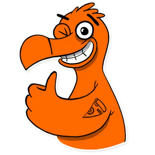 Стикер из набора Dodo для Телеграм: Статические 👍