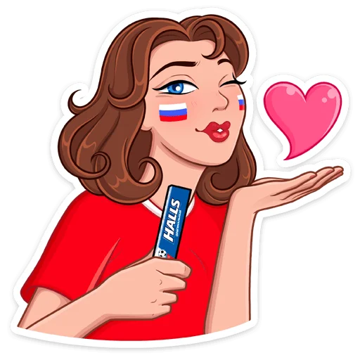 Стикер из набора Заряди сборную! :: @stickroom для Телеграм: Статические ❤️