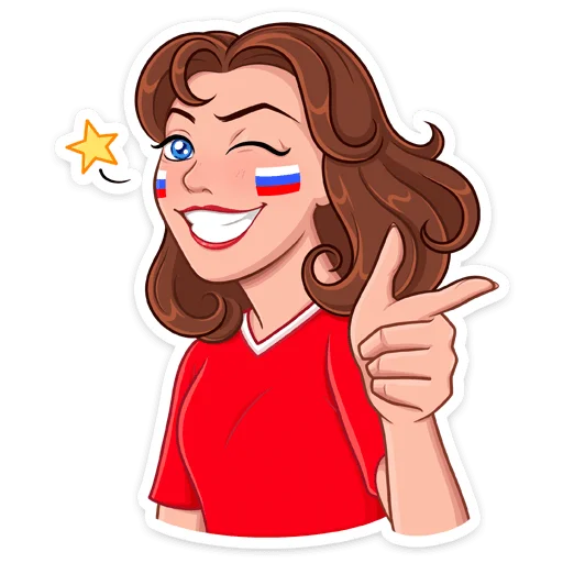 Стикер из набора Заряди сборную! :: @stickroom для Телеграм: Статические 😉