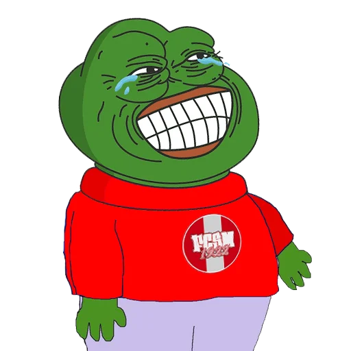 Стикер из набора Red-White Pepe @spartak_telegram для Телеграм: Статические 😂