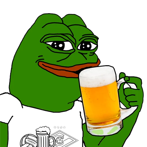 Стикер из набора Red-White Pepe @spartak_telegram для Телеграм: Статические 🍻