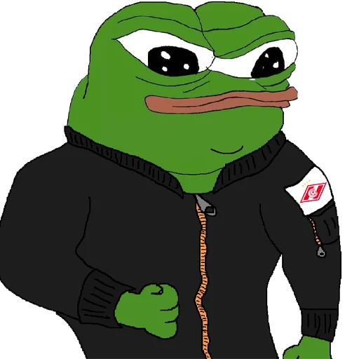Стикер из набора Red-White Pepe @spartak_telegram для Телеграм: Статические 🥊