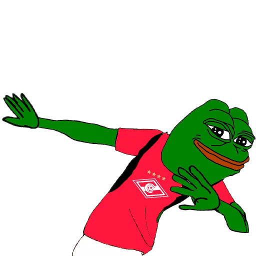 Стикер из набора Red-White Pepe @spartak_telegram для Телеграм: Статические 🤙