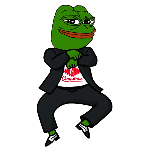 Стикер из набора Red-White Pepe @spartak_telegram для Телеграм: Статические 🕺