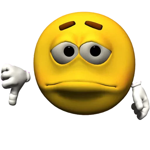 Стикер из набора Grumble @TVstickers для Телеграм: Статические 😒