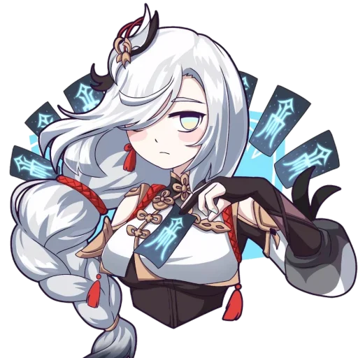 Стикер из набора 沉禾 🍡 @fordgenshin для Телеграм: Статические 🍡