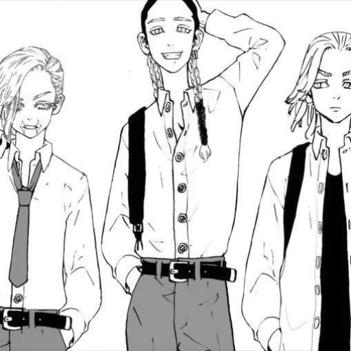 Стикер из набора » 📼 ran & sanzu & rindo ! - @smstickerr для Телеграм: Статические 📼
