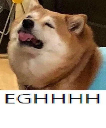 Стикер из набора @somebadmemes 3 (by @WeirdSeason) для Телеграм: Статические 😝