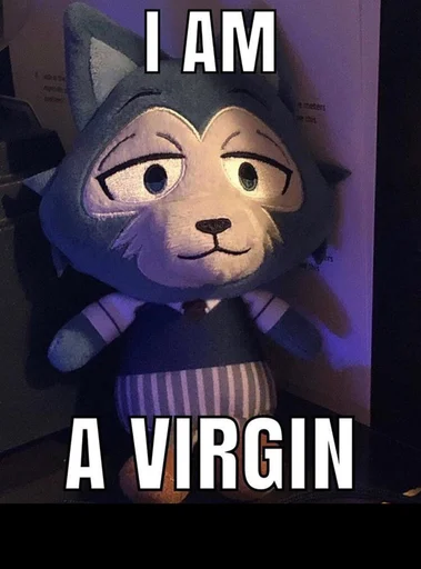 Стикер из набора @somebadmemes 3 (by @WeirdSeason) для Телеграм: Статические 🐺