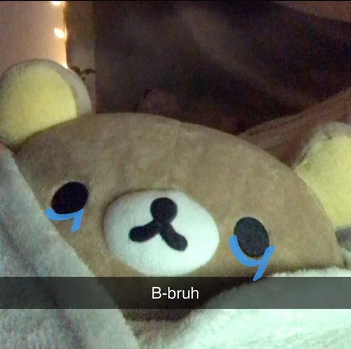 Стикер из набора @somebadmemes 3 (by @WeirdSeason) для Телеграм: Статические 😢