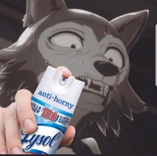 Стикер из набора @somebadmemes 3 (by @WeirdSeason) для Телеграм: Статические 🐺