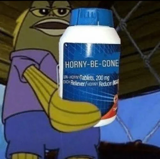 Стикер из набора @somebadmemes 3 (by @WeirdSeason) для Телеграм: Статические 💊