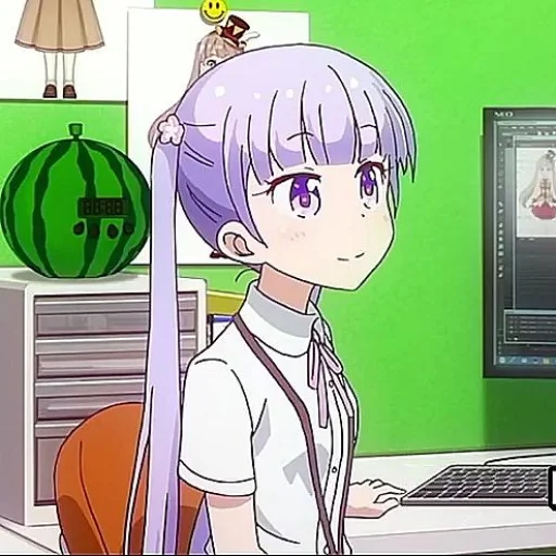 Стикер из набора suzukaze aoba @Moontelaxx для Телеграм: Статические 🍬