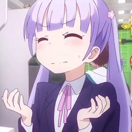 Стикер из набора suzukaze aoba @Moontelaxx для Телеграм: Статические 💜