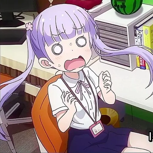 Стикер из набора suzukaze aoba @Moontelaxx для Телеграм: Статические 💜