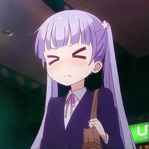 Стикер из набора suzukaze aoba @Moontelaxx для Телеграм: Статические 💜