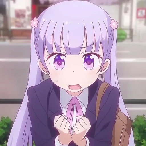 Стикер из набора suzukaze aoba @Moontelaxx для Телеграм: Статические 💜