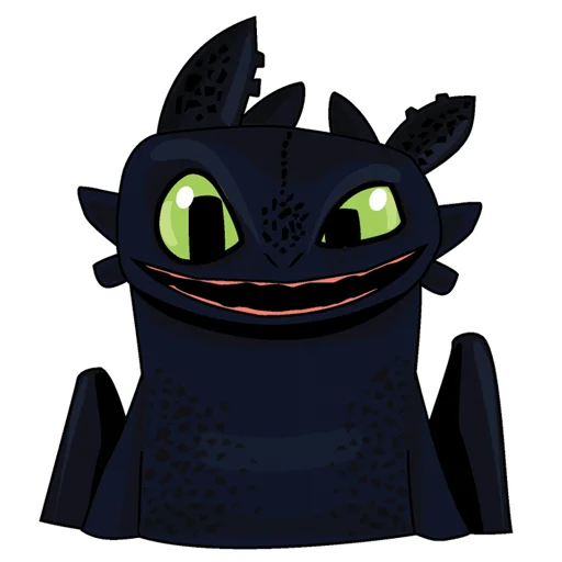 Стикер из набора Как Приручить Дракона : @artskrin для Телеграм: Статические 😁
