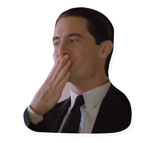 Стикер из набора Twin Peaks @stickersb2b для Телеграм: Статические 😍