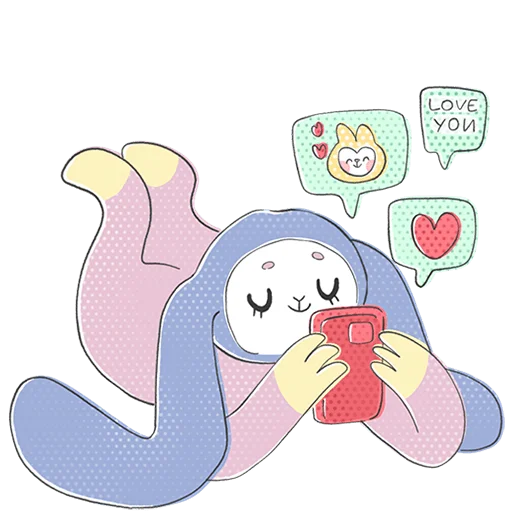 Стикер из набора @Premium_Stikers | Уля и Чуля Без Текста для Телеграм: Анимированные, Статические 😌