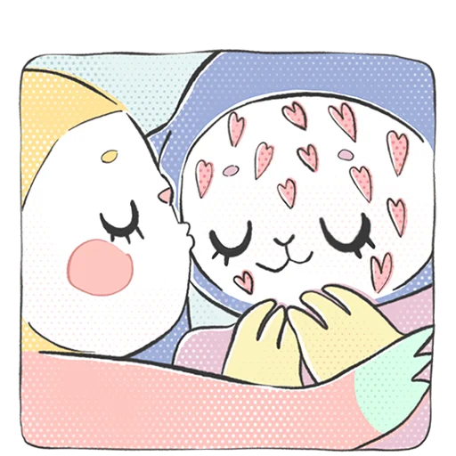 Стикер из набора @Premium_Stikers | Уля и Чуля Без Текста для Телеграм: Анимированные, Статические 😘