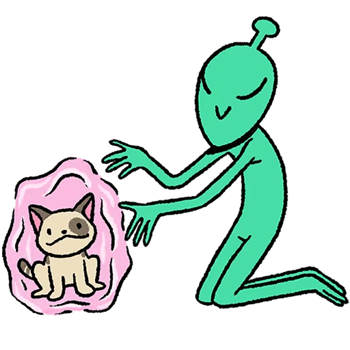 Стикер из набора @Premium_Stikers | Неопознанные Летающие Обаяшки Без для Телеграм: Анимированные, Статические 🛸