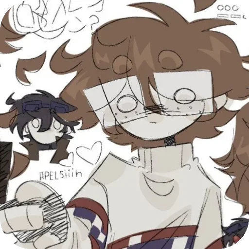 Стикер из набора ”«🎟️» ⃟арты: @otapelsina для Телеграм: Видео, Статические 🎟