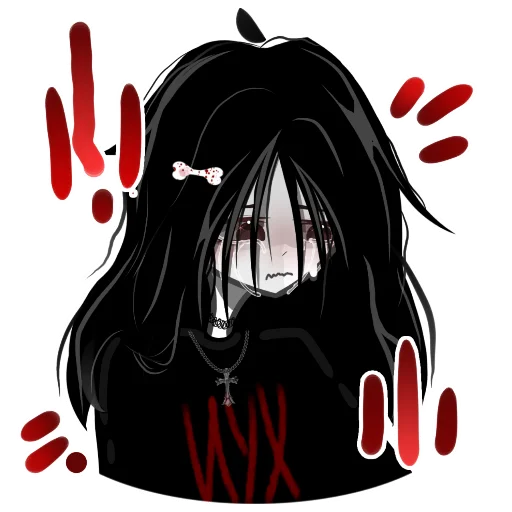 Стикер из набора UYX 〣 тгк: @kk1kuu для Телеграм: Статические 😭