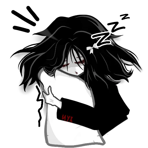 Стикер из набора UYX 〣 тгк: @kk1kuu для Телеграм: Статические 😴