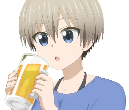 Стикерпак Uzaki-Chan для Телеграм: Статические