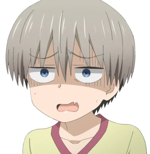 Стикер из набора Uzaki-Chan для Телеграм: Статические 😨