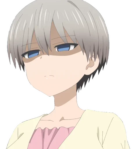 Стикер из набора Uzaki-Chan для Телеграм: Статические 😑