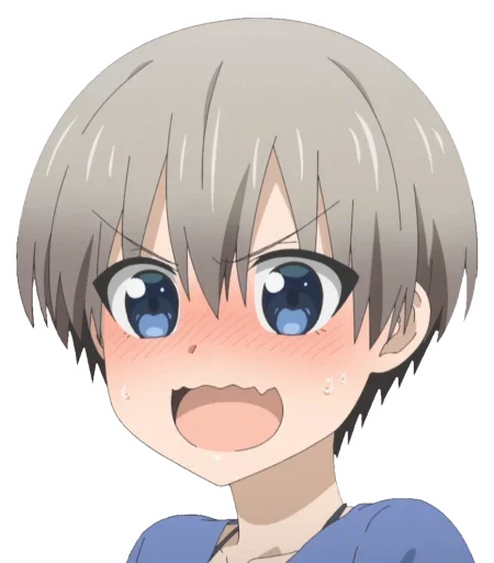 Стикер из набора Uzaki-Chan для Телеграм: Статические ☺️
