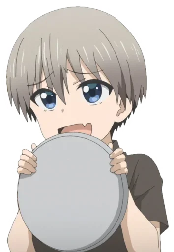 Стикер из набора Uzaki-Chan для Телеграм: Статические 😀