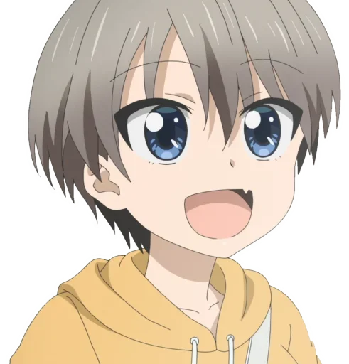Стикер из набора Uzaki-Chan для Телеграм: Статические 😀