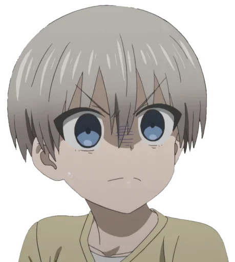 Стикер из набора Uzaki-Chan для Телеграм: Статические 😨