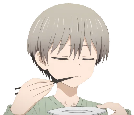Стикер из набора Uzaki-Chan для Телеграм: Статические 😒