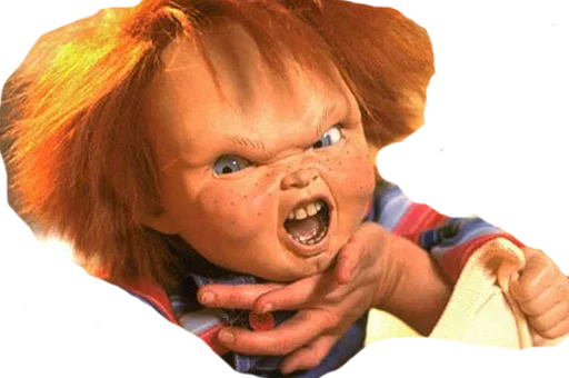 Стикер из набора Horror @stickersb2b для Телеграм: Статические 😒