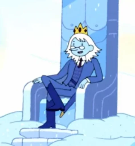 Стикер из набора ❄ Winter King ❄ для Телеграм: Статические 🧍
