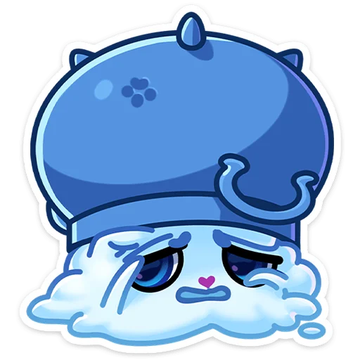 Стикер из набора Зимний Котялок (@TgSticker) для Телеграм: Статические 🙃