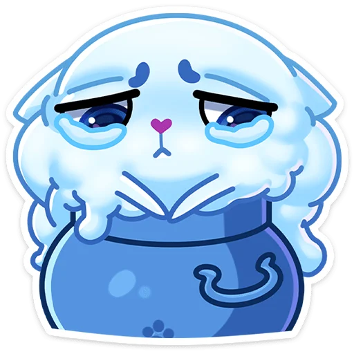 Стикер из набора Зимний Котялок (@TgSticker) для Телеграм: Статические ☃️