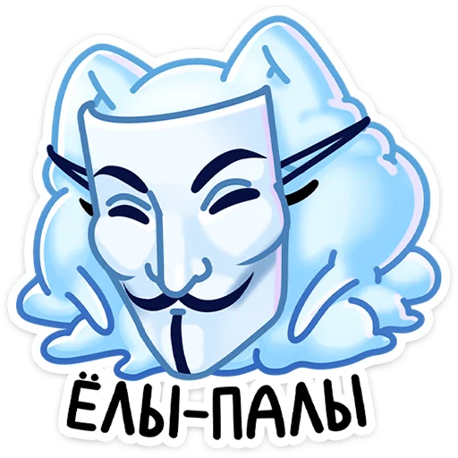 Стикер из набора Зимний Котялок (@TgSticker) для Телеграм: Статические 🥶
