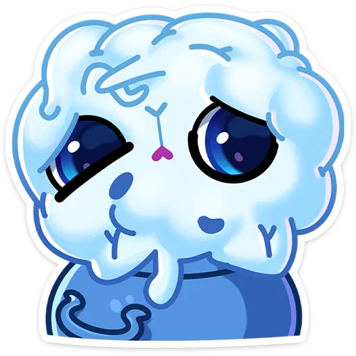 Стикер из набора Зимний Котялок (@TgSticker) для Телеграм: Статические ☃️