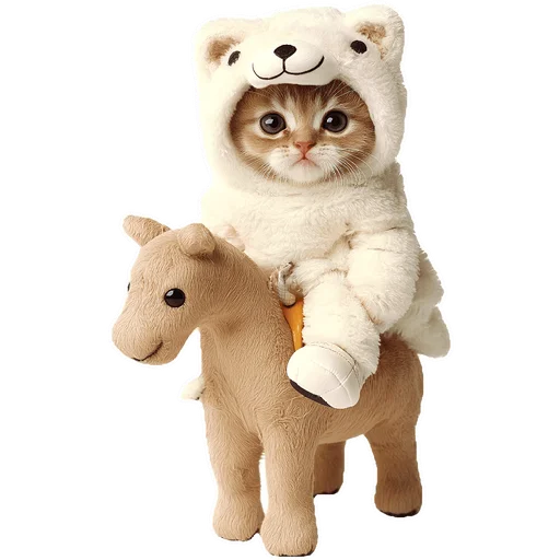 Стикер из набора Зимние котики @Nyasticks для Телеграм: Статические 🐱