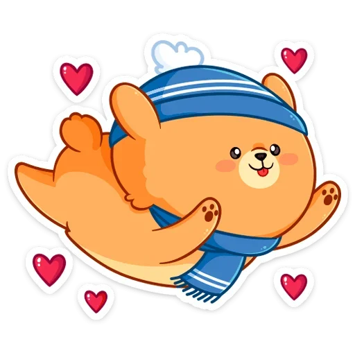 Стикер из набора Зимний Пудинг  (@TgSticker) для Телеграм: Статические 😍