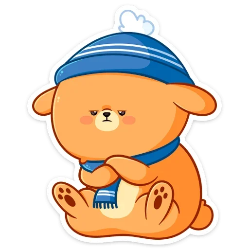 Стикер из набора Зимний Пудинг  (@TgSticker) для Телеграм: Статические 😡