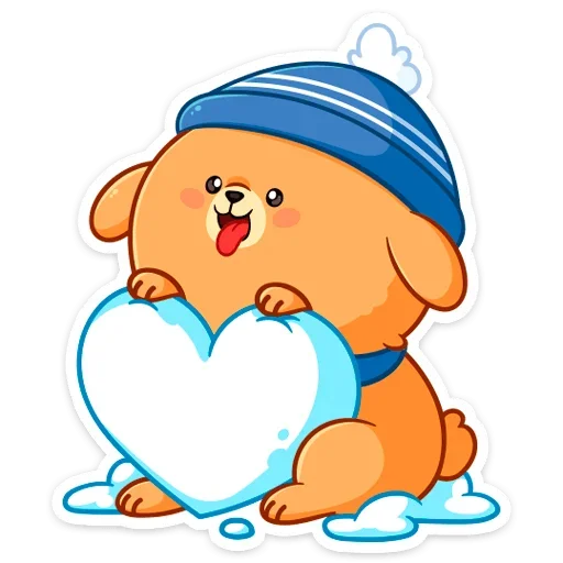 Стикер из набора Зимний Пудинг  (@TgSticker) для Телеграм: Статические ❤️